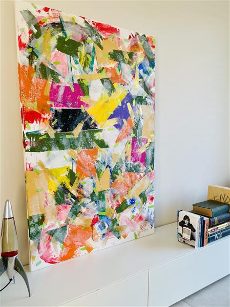 Grote foto leer zelf abstracte kunst maken diensten en vakmensen kunstenaars en portretschilders