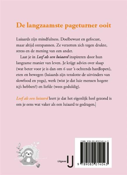 Grote foto leef als een luiaard boeken literatuur