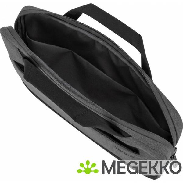 Grote foto targus cypress ecosmart notebooktas 35 6 cm 14 aktetas grijs computers en software overige computers en software