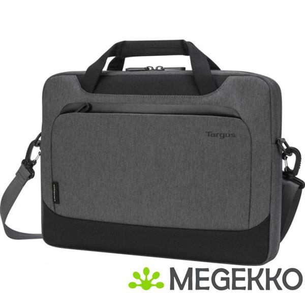 Grote foto targus cypress ecosmart notebooktas 35 6 cm 14 aktetas grijs computers en software overige computers en software