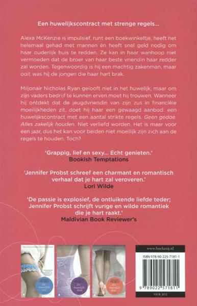 Grote foto het huwelijkscontract getrouwd met een miljonair 1 boeken overige boeken