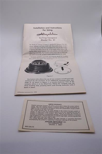 Grote foto vintage compass airguide model 61 sport en fitness vissport