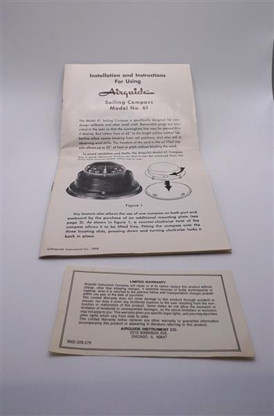 Grote foto vintage compass airguide model 61 sport en fitness vissport