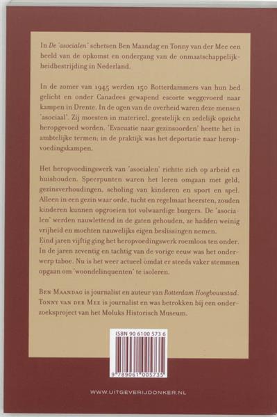 Grote foto asocialen boeken geschiedenis wereld