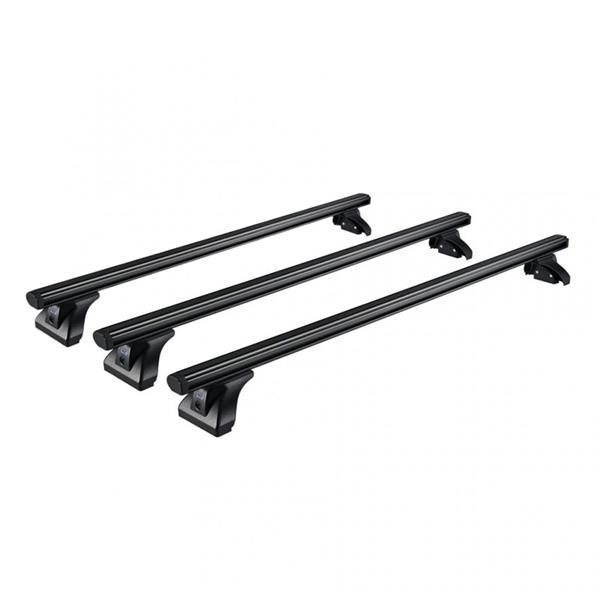 Grote foto zwart aluminium dakdragers fiat doblo 2022 2024 auto onderdelen overige auto onderdelen