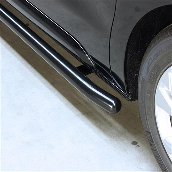 Grote foto sidebars zwart rvs peugeot partner 2018 2024 auto onderdelen overige auto onderdelen