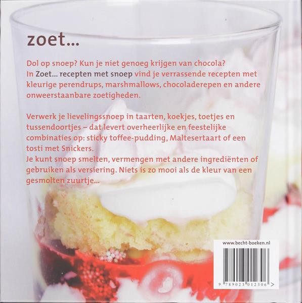 Grote foto zoet... boeken kookboeken
