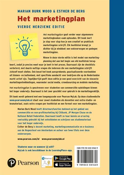 Grote foto het marketingplan 4e herziene editie met mylab nl boeken overige boeken