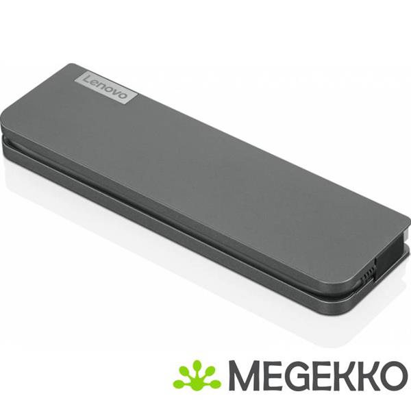 Grote foto lenovo usb c mini dock bedraad usb 3.2 gen 1 3.1 gen 1 type c grijs computers en software overige computers en software