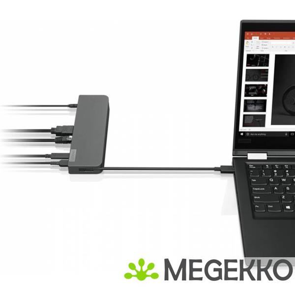 Grote foto lenovo usb c mini dock bedraad usb 3.2 gen 1 3.1 gen 1 type c grijs computers en software overige computers en software