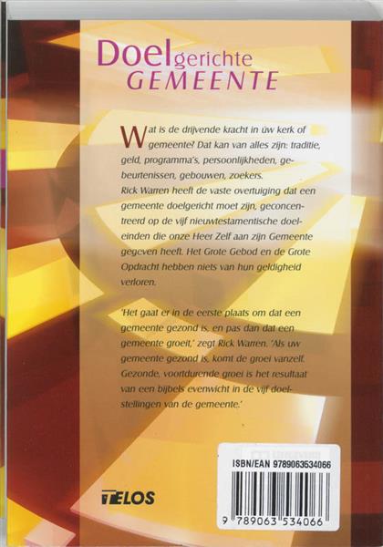 Grote foto doelgerichte gemeente boeken overige boeken