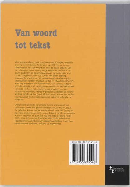 Grote foto van woord tot tekst boeken overige boeken