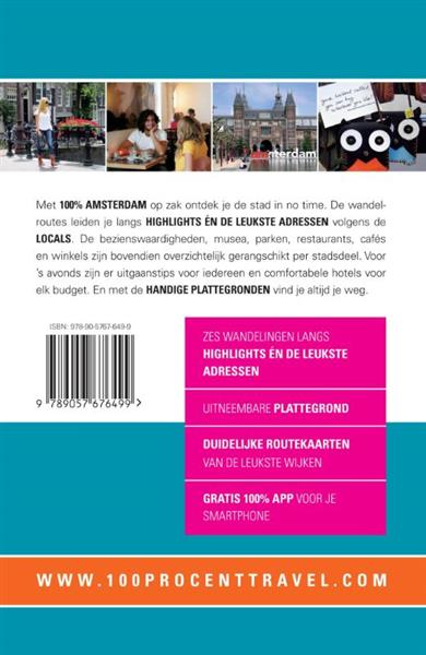 Grote foto 100 amsterdam 100 stedengidsen boeken overige boeken