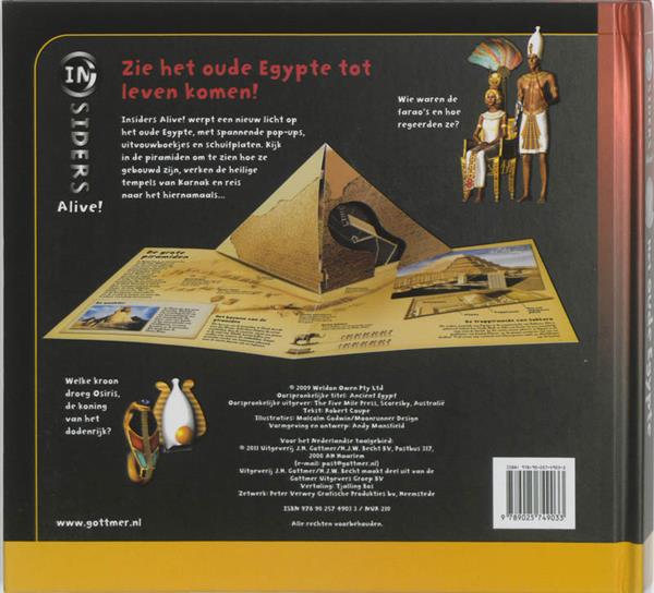 Grote foto het oude egypte insiders alive boeken overige boeken