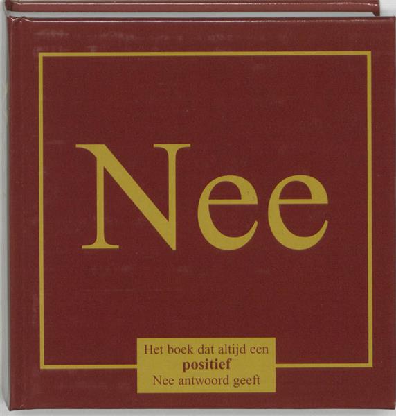 Grote foto nee boeken overige boeken