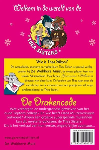 Grote foto de drakencode thea sisters 1 boeken jeugd 13 jaar en ouder