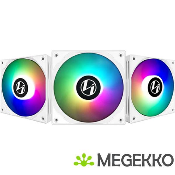 Grote foto lian li st120 rgb pwm fans 3 pack white computers en software overige computers en software
