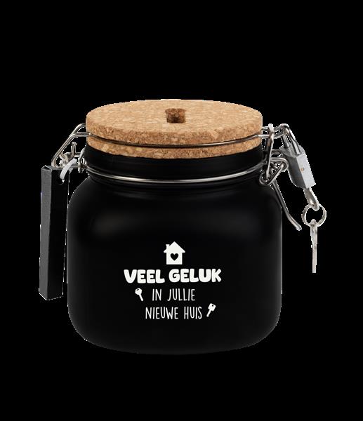 Grote foto zwarte spaarpot nieuw huis 12 5cm verzamelen overige verzamelingen