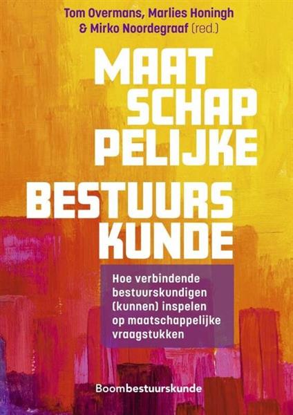 Grote foto maatschappelijke bestuurskunde boeken overige boeken