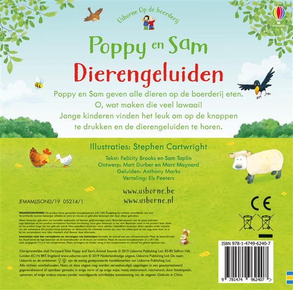 Grote foto dierengeluiden poppy en sam boeken overige boeken