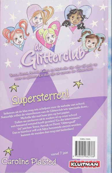 Grote foto supersterren de glitterclub boeken jeugd 13 jaar en ouder