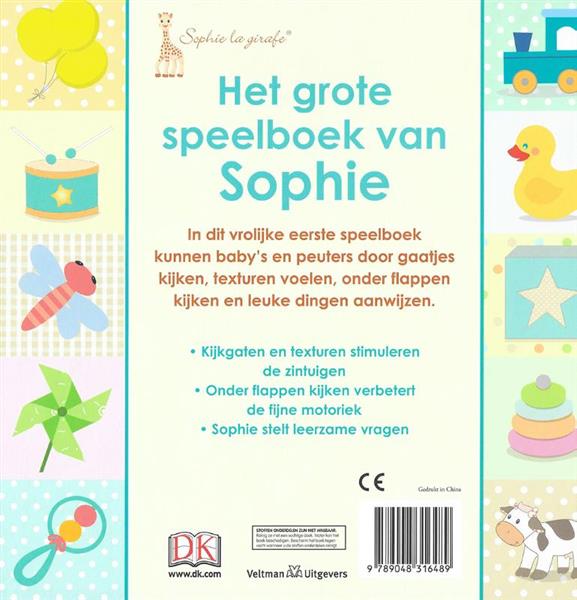 Grote foto het grote speelboek van sophie boeken jeugd 13 jaar en ouder