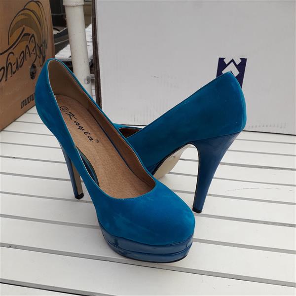 Grote foto pumps blauw 40 kleding dames schoenen