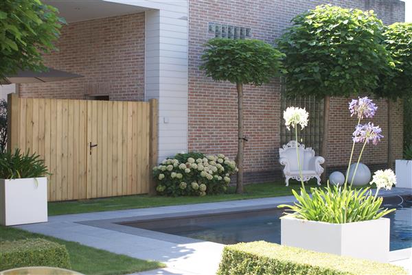 Grote foto poort park vertikaal 180 x 300 tuin en terras hekken en schuttingen