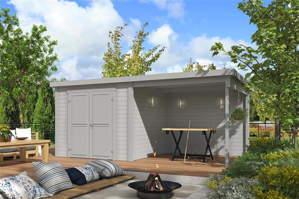 Grote foto tuinhuis blokhut lars 500x250x211 cm tuin en terras tuinhuisjes en blokhutten