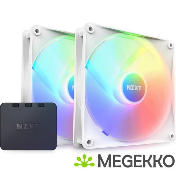 Grote foto nzxt f140 core 140mm rgb fan twin white computers en software overige computers en software