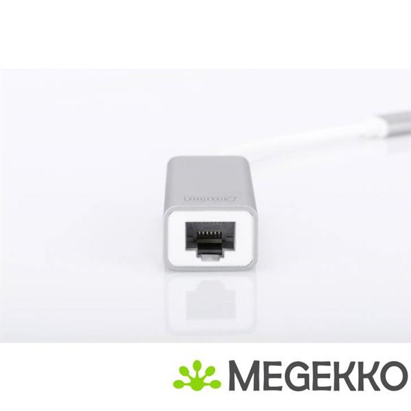 Grote foto digitus usb c til rj45 adapter alu. chipset rtl8153 computers en software netwerkkaarten routers en switches