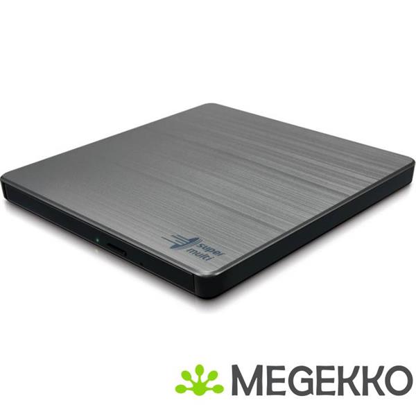 Grote foto hitachi lg slim portable dvd writer optisch schijfstation zilver dvd rw computers en software overige computers en software