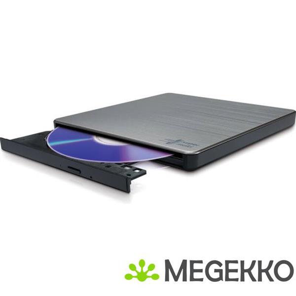 Grote foto hitachi lg slim portable dvd writer optisch schijfstation zilver dvd rw computers en software overige computers en software