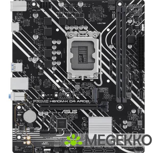 Grote foto asus prime h610m k d4 argb computers en software moederborden
