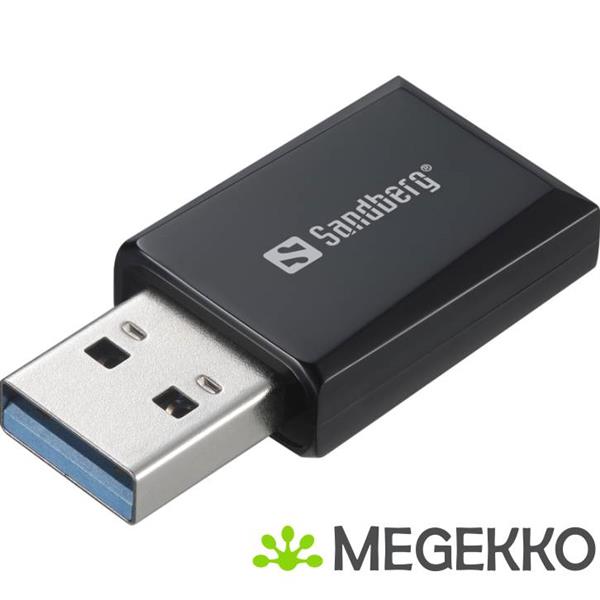 Grote foto sandberg mini wifi dongle 1300 mbit s computers en software netwerkkaarten routers en switches
