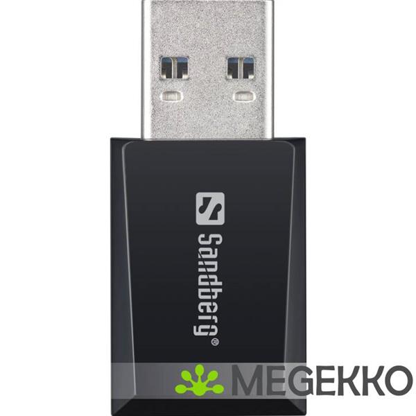 Grote foto sandberg mini wifi dongle 1300 mbit s computers en software netwerkkaarten routers en switches