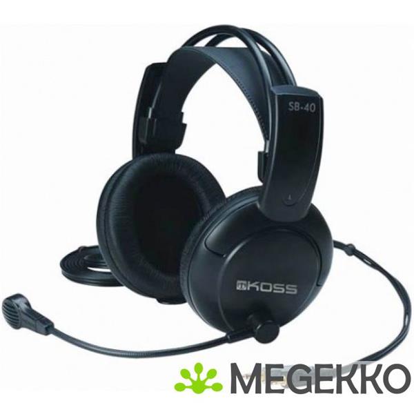 Grote foto koss sb40 hoofdtelefoon headset hoofdband zwart audio tv en foto koptelefoons