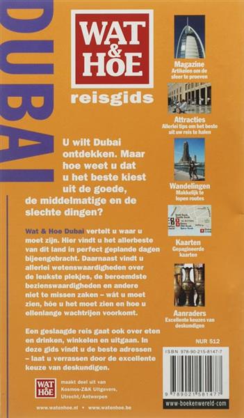 Grote foto dubai wat hoe reisgids boeken overige boeken