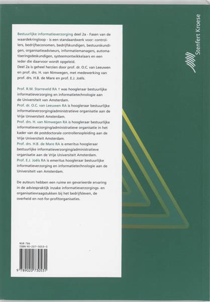 Grote foto bestuurlijke informatie verzorging fasen van de waardekringloop boeken overige boeken