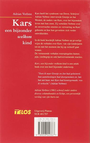 Grote foto kars een bijzonder welkom kind boeken overige boeken