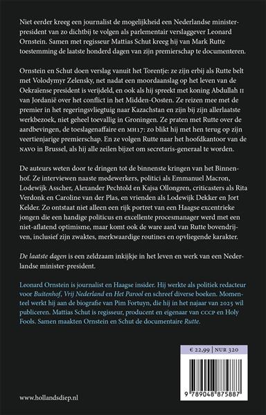 Grote foto de laatste dagen in het torentje van rutte boeken overige boeken