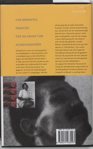 Grote foto van dementia praecox tot de groep van schizofrenieen candide boeken politiek en maatschappij