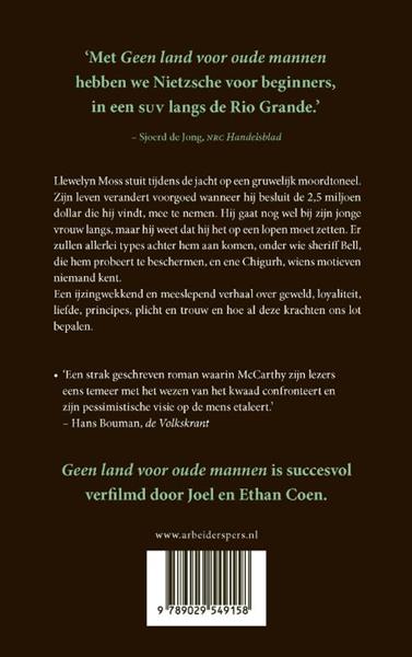 Grote foto geen land voor oude mannen boeken overige boeken