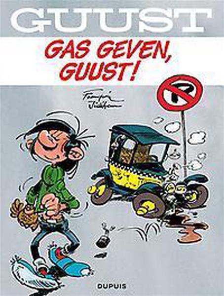 Grote foto gas geven guust guust buiten reeks boeken stripboeken