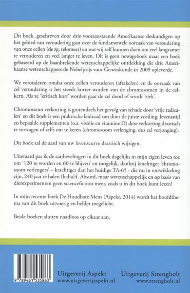 Grote foto op de drempel van onsterfelijkheid boeken gezondheid en voeding