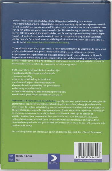 Grote foto professionals professionele ontwikkeling professionals hun praktijk boeken overige boeken
