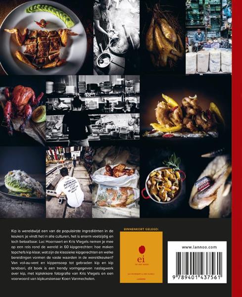 Grote foto kip op het menu boeken kookboeken