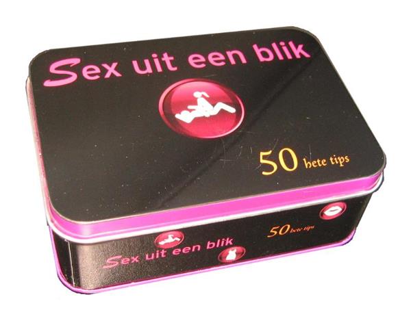 Grote foto sex uit een blik boeken hobby en vrije tijd