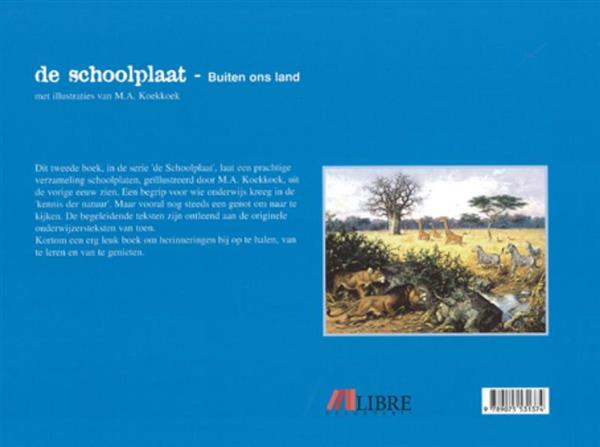 Grote foto de schoolplaat buiten ons land boeken overige boeken
