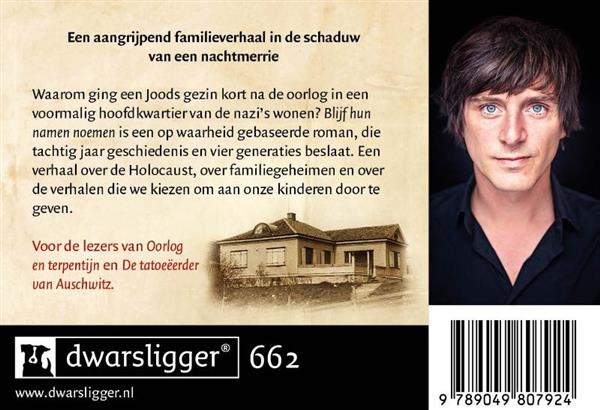 Grote foto blijf hun namen noemen dwarsligger 662 boeken overige boeken